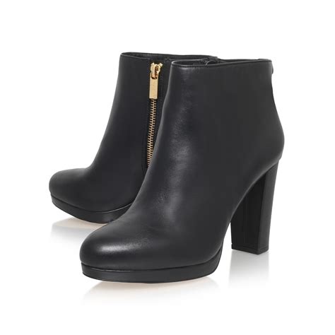 michael kors jillian bootie|michael kors leather platform boots.